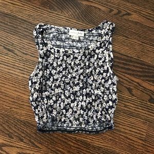 Flower crop top